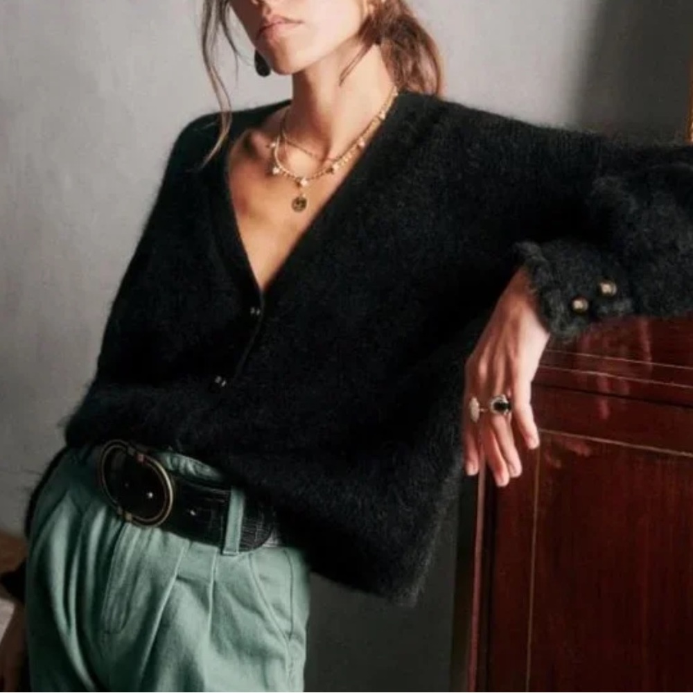 Sezane Mia Cardigan - Black M